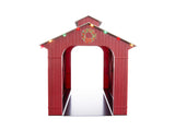 Lionel 1929090 LIGHTED CHRISTMAS HALF-COVERED BRIDGE O SCALE Like New