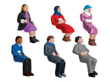 Lionel 1930220 SITTING PEOPLE  6-PACK FIGURES O SCALE NEW