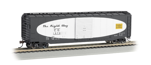 Bachmann 19401 50' SLIDING DOOR - CENTRAL OF GEORGIA (FOOTBALL SCHEME) HO SCALE NEW