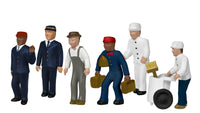 Lionel 1957130 Station Service Crew Figures HO Scale