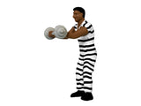 Lionel 1957170 Prisoner Figure in Striped Jump Suit HO Scale  NEW