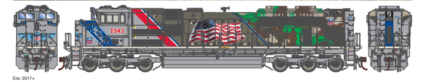 ATHEARN ATHG19430 1943 Union Pacific SD70ACe Spirit of UP MILITARY HO SCALE LIMITED NEW