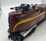 Lionel 6-18354 Pennsylvania PRR TMCC Scale GG1 - Tuscan Solid Stipe #4916 O SCALE Like New No Box