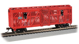 Bachmann 19712 40' ANIMATED STOCK CAR - FRISCO #47667 WITH CATTLE H HO SCALE NEW