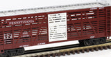 MTH Premier 20-94503 Pennsylvania Steel Sided Stock Car O SCALE Like New