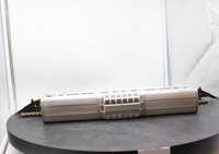 Lionel 6-9588 Burlington Aluminum Vista Dome Passenger Car O SCALE Like New