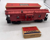 Lionel Postwar 6517  Lionel lines Bay Window Caboose O SCALE Used Excellent Damaged Box