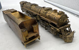 United 2664 PFM United N&W Norfolk & Western A 2-6-6-4 - Unpainted Brass Locomotive w/ Pittman Motor HO SCALE Used Damaged Box as is