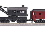 MTH 30-7009E CP Rail Gondola RailKing W JUNK LOAD O Scale Like New