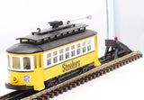 MTH Railking 30-2581 NFL - Pittsburgh Steelers Bump-n-Go Trolley O SCALE Like New