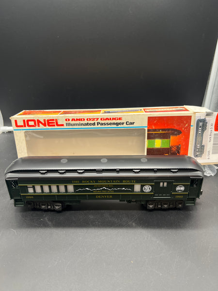 Lionel 6-7205 TCA Convention Car Denver The Rocky Mountain Route Passenger Car O SCALE Like New