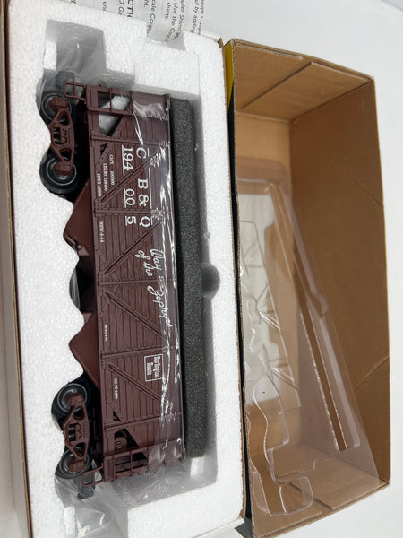 K-Line k6255-1331 CB&Q BURLINGTON ROUTE 2-BAY DIE-CAST COAL HOPPER O SCALE NEW