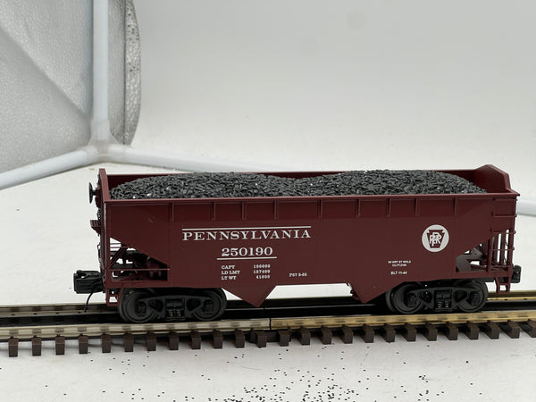 MTH Premier 20-90152d Pennsylvania O Scale Premier 2-Bay Offset Hopper Car Used Excellent