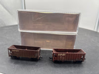 Walthers 932-50101, 50103 Set of 2 Norfolk Southern NS Greenville 100T 2 bay hoppers N SCALE WEATHERED AS IS Like New