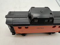 Lionel 6-19701 Orange Milwaukee Road N5C porthole caboose O SCALE as is Used Excellent Damaged Box