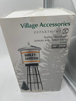 Dept 56 Village Accessory "Harley-Davidson Juneau Ave. Water Tower" 4042421 O SCALE Like New