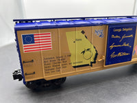 K-Line k761-7604 Spirit of 76 State of Georgia  Boxcar O SCALE Like New