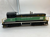 MTH Railking 30-2220-1 Penn Central #15 Switcher with Proto-Sound 2.0, BCR, New Speaker O SCALE Like New