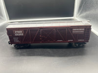 MTH Railking 30-7007B Pennsylvania Railroad PRR stock car "Livestock Service" 131253. O SCALE Used Excellent