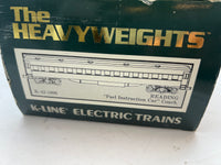 K-Line k-81-1096  Reading Fuel Instruction Passenger car O SCALE Like New