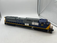 Lionel 6-18296 CSX TMCC SD80MAC #801 diesel locomotive O SCALE Like New