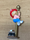 Hallmark 1996 Hurrying Downstairs Fire Fighter Ornament Like New