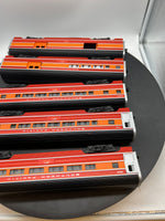 Lionel 6-9589, 6-9590, 6-9591, 6-9592, 6-9593 Southern Pacific Daylight Passenger Car Set (Set of 5) O Scale Like New