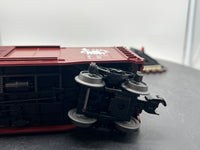 MTH Railking 30-74591 Jersey Central 40' Double Door Box Car O SCALE Like New Damaged Box