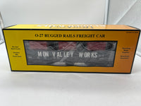 MTH Railking 30-4159B Mon Valley Works X-9 Gondola w LCL Load O SCALE Used Excellent