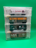 Micro-Trains 20226-2 Burlington Northern BN Fallen Flags SP&S, GN, NP, CB&Q 4 pack N SCALE NEW