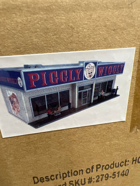 Menards 279-5140 Piggly Wiggly Grocery Store building HO SCALE limited NEW