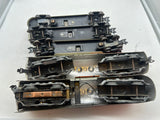 Marx Postwar 1095 Passenger set with 2 E7 AA Diesels (1 Pwd 1 nonpwd), 2 3152 coaches, 3197 observation car O SCALE Used as is No Box