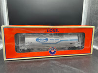 Lionel 6-84918 DAVIS INDUSTRIES CYLINDRICAL COVERED HOPPER #1002 O SCALE NEW