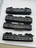 MTH 30-6080S Railking (Set of 4) New York Central Dark Gray Passenger Car set O Scale Like New