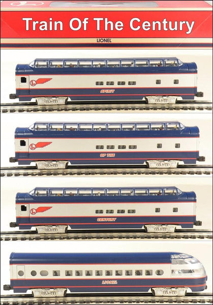 Lionel 6-39110 39111 39112 39113  Lionel Train of the Century Passenger 4-Car pack Limited