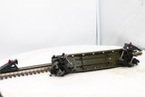 MTSI USAX-39163 Flat Car w/2 Amphibious ARMY Vehicles O SCALE Like New Damaged Box