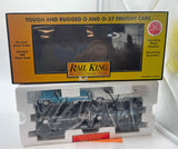 MTH Railking 30-7676 MTH Transport RailKing Auto Carrier Flat Car Contains (2) Ertl '57 Chryslers and (2) Ertl '57 Mercurys O SCALE NEW