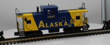 K-Line K613-1101 Alaska Classic Caboose ,Illuminated O SCALE Like New