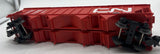 MTH Premier 20-97458 Canadian National CN red 4-Bay Hopper Car O SCALE Used Excellent