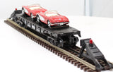 MTH Railking 30-7624 Auto Transport Flat Car MTH w/Ertl '64 Vettes #1964 O SCALE Like New