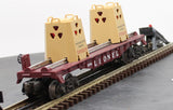 Lionel O27 Gauge #6-9389 Radioactive Waste Car O SCALE Used Damaged Box