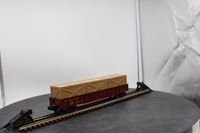 MTH 30-7208 Union Pacific Semi-Scale Gondola & 3 Crates O SCALE Like New