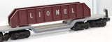 Lionel 6-6509 Die Cast Depressed Flat Car W/Girder Load O SCALE Used