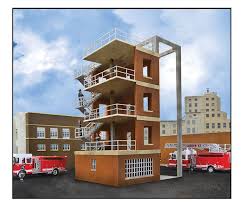Walthers 933-3766 Fire Department Drill Tower Cornerstone HO Scale NEW