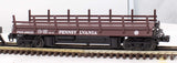 MTH 30-79092 PENNSYLVANIA Operating Log Dump Car With Logs O Scale Like New