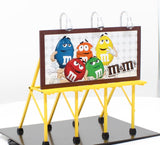 MTH Railking 30-90283 MARS - M&M's Lighted Billboard O SCALE Like New