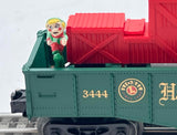 Lionel 6-16795 Elf & Rudolph Animated Christmas Chasing Gondola O SCALE Like New