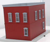 MTH 30-9012 Corner Drug Store Red W/ Gray Trim RailKing O Scale Like New