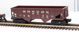K-Line K-5312 PENNSYLVANIA RAILROAD Hopper Car Brown O Scale Like New
