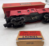 Lionel Postwar 6517  Lionel lines Bay Window Caboose O SCALE Used Excellent Damaged Box